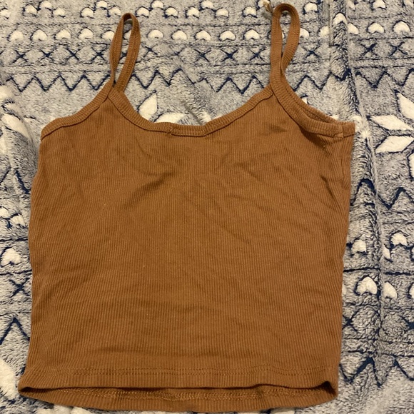 Brown Crop Top - Picture 2 of 2